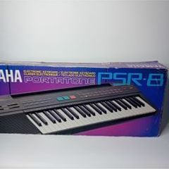 Yamaha Psr-8 Portatone Electronic Keyboard & Stand In Box - Very Rare - Working