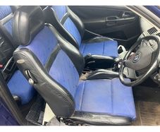 seat ibiza seats 6k2 blue half leather rare seats