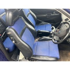 seat ibiza seats 6k2 blue half leather rare seats