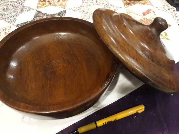 Carved Wooden Bowl