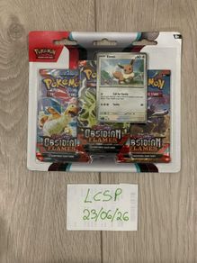 Pokemon Obsidian Flames 3 Pack Blister [Eevee]