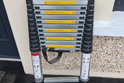 Telescopic extendable ladder