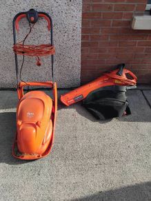 flymo lawnmower & leaf blower