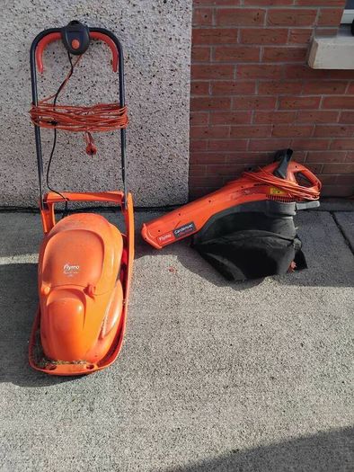 flymo lawnmower & leaf blower