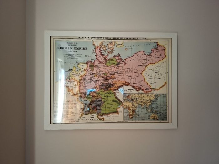 Map of Germany 1914