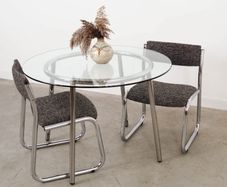 Round Glass Dining Table