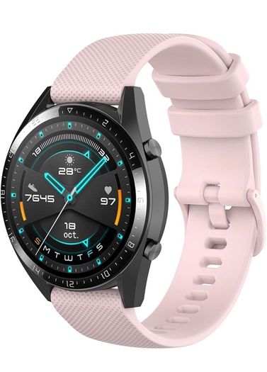 22mm Strap Compatible for Fossil Gen 5, Compatible for Samsung Galaxy Watch 3 45mm, Sports Silicone Replacement Wristband Compatible for Garmin Vivoactive 4