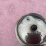 Pewter sugar bowl with glass insert Image 3