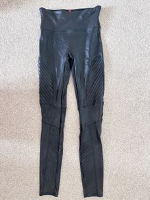 Spanx Moto Black Leggings S