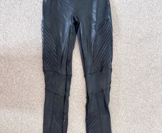 Spanx Moto Black Leggings S