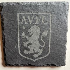 Aston Villa slate coasters