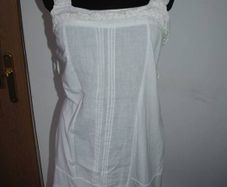 BNWT white long line linen Next white top size UK12 EU40 Postage included