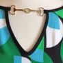 Joseph Ribkoff Ladies Green blue blouse size 10 includes post Image 5