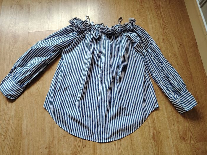 Stripy holiday Blouse  Size 12
