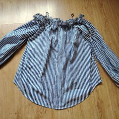 Stripy holiday Blouse  Size 12