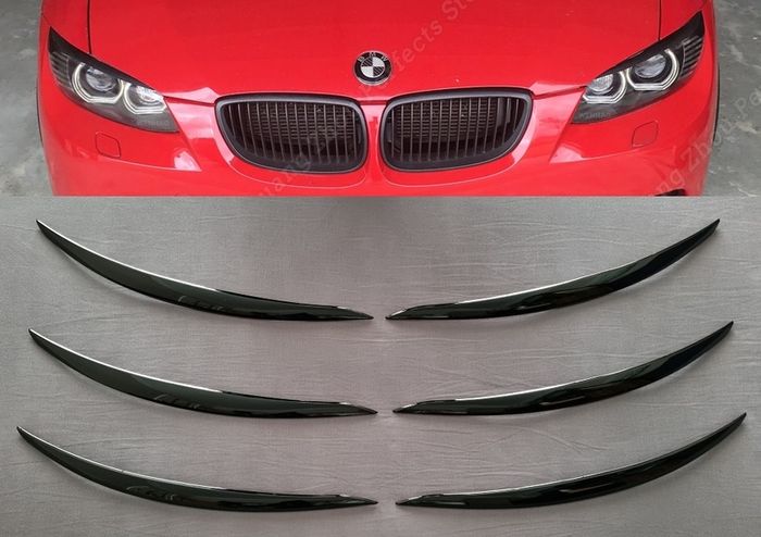 BMW 3 Series E92 E93 Headlights Eyebrows Brand New