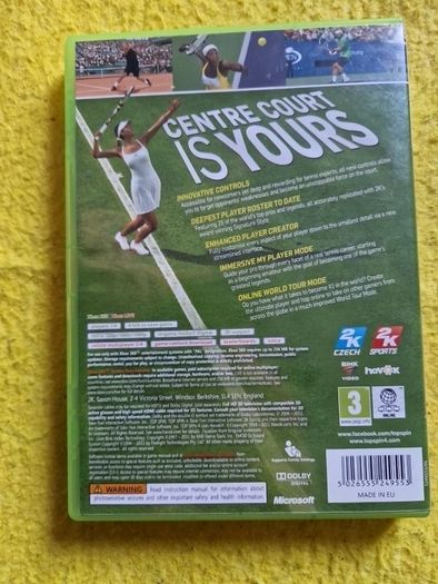 Top Spin 4 2K sports Xbox360 Games Original