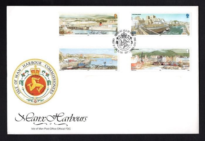 1992 Isle of Man The 200th Anniversary of the Extension of Manx Seaports Commemorative Stamp Addressed First Day Cover (FDC)
