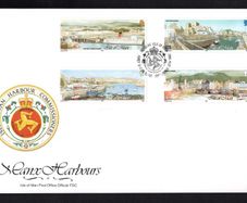 1992 Isle of Man The 200th Anniversary of the Extension of Manx Seaports Commemorative Stamp Addressed First Day Cover (FDC)