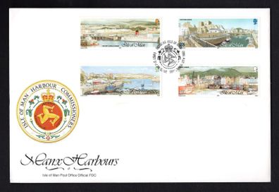 1992 Isle of Man The 200th Anniversary of the Extension of Manx Seaports Commemorative Stamp Addressed First Day Cover (FDC)