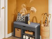 Shoe Bench with Seat cushion