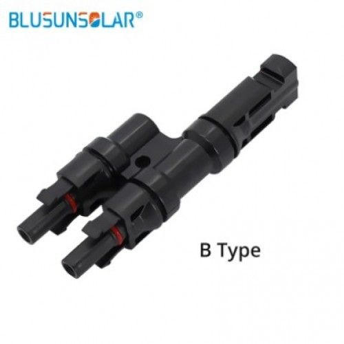 26413 IP67 2 to 1 T Branch PV Connector TUV approved FFM or MMF 100% PP0 2.5mm sq6.0mm