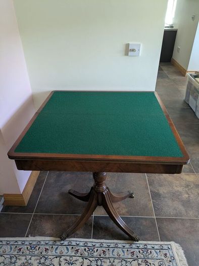 Regency Style Mahogany Card Table