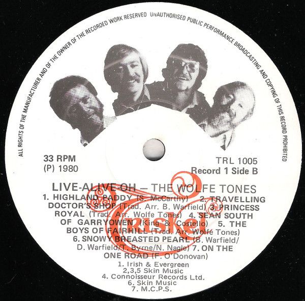 The Wolfe Tones  Live Alive-Oh X2LPS