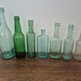 Vintage C&C Wooden Crate & Antique Bottle Collection 1970s / Victorian Era Image 7