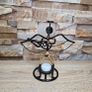 Retro  black wire candle holder Guitar player. Lauries Lonberg design Image 6