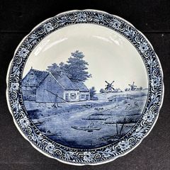 Very Large Vintage Delft Plate