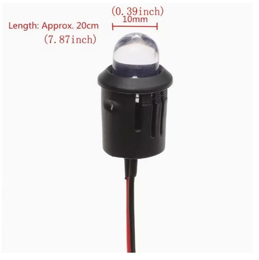 10pcs of New 12V 10Mm LED Diodes with Pre-Wired Connections for DIY Home