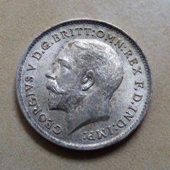 KGV 925 Silver Threepence 1911