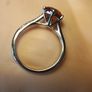3 ct. Citrine Solitaire Ring with Moissanite accents. Bargain Price Image 7