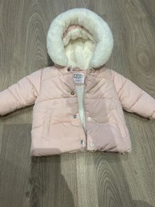 F&F beautiful pink baby girls coat 3-6months
