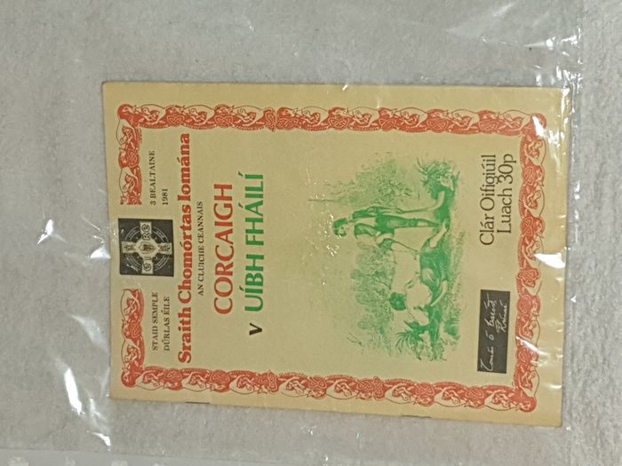 Old & Rare Gaa Programme For Sale Here