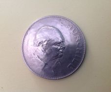 Winston Churchill Crown 1965 Coin