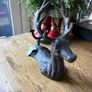 New with tags heavy cast iron stag wine bottle holder Image 10