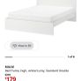 ikea double bed + mattress Image 2
