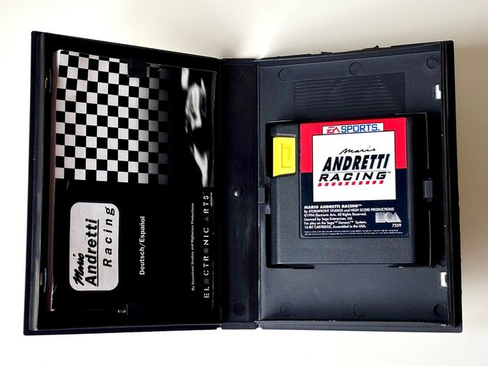 Mario Andretti Racing for Sega Mega Drive - Boxed and Minty