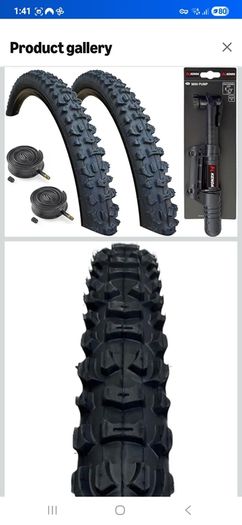 Kenda Smoke 26 x 2.10 Mountain Bike Tyres with Schrader Valve Inner Tubes (PACK OF 2) + MINI PUMP
