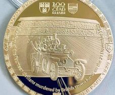 Bloody Sunday Centenary Solid Gold Medal