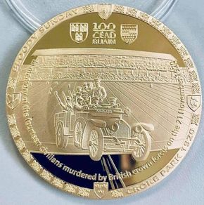 Bloody Sunday Centenary Solid Gold Medal