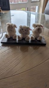 STEIFF BEARS hear no evil see no evil speak no evil