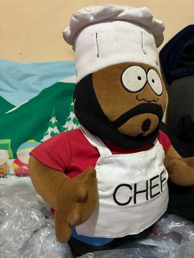 Rare 1998 14" South Park plush "Chef"
