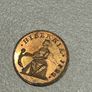 1722 Hibernia Coinage Halfpenny US Colonial reproduction Image 2