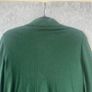 Tory Burch 100% Merino Wool Cardigan Sz XL Jewel Green Image 10