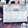 Unwanted gift original Michael Kors new Reed Large Leather Belted Satchel Image 3