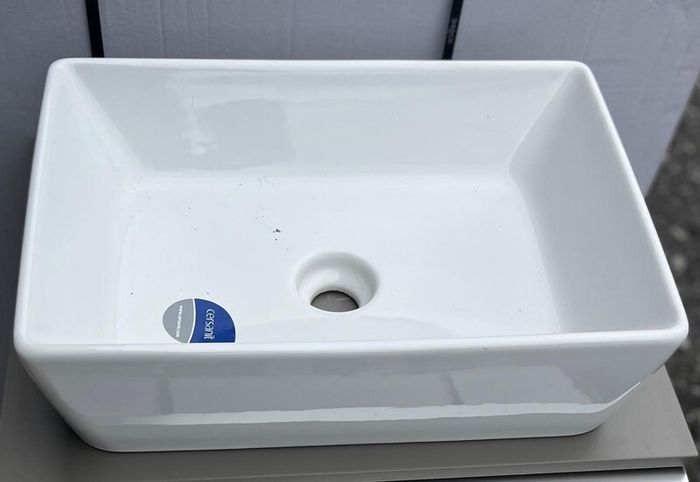 Cersanit City rectangular ceramic basin 50cm