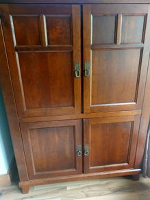 Beautiful Cabinet Office Home Work Station Hideaway unit